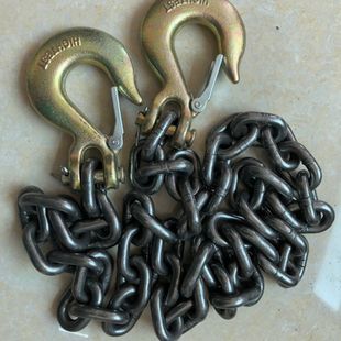 起重链条钩锰钢铁链吊链双钩链子吊石头链捆绑铁链挂钩铁钩子吊钩