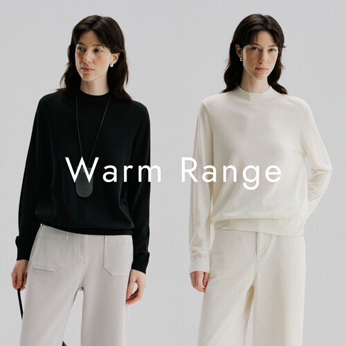 Warm Range 半高领60支绵羊毛可机洗打底衫
