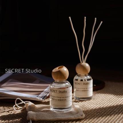 SECRETStudio自制藤条香薰卧室持久留香木质调高档家用 无火香氛
