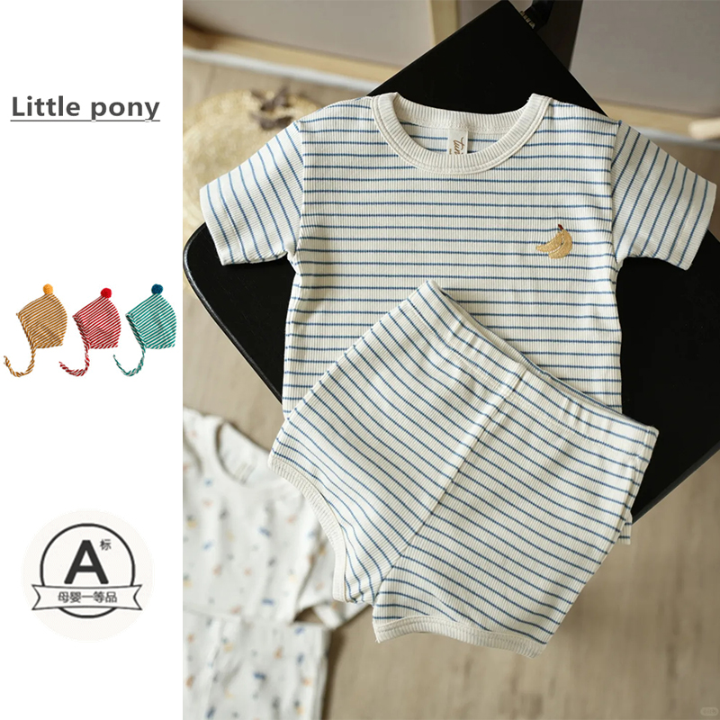 婴幼儿衣服夏季薄款T恤短裤套装