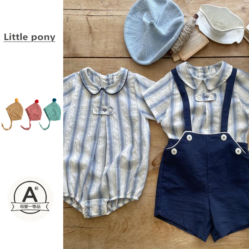 婴儿衣服夏季薄款连体包屁衣