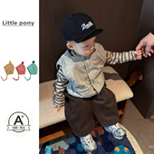 子秋冬新款 男女宝宝韩版 休闲加绒裤 婴儿裤 宝宝保暖灯芯绒休闲长裤