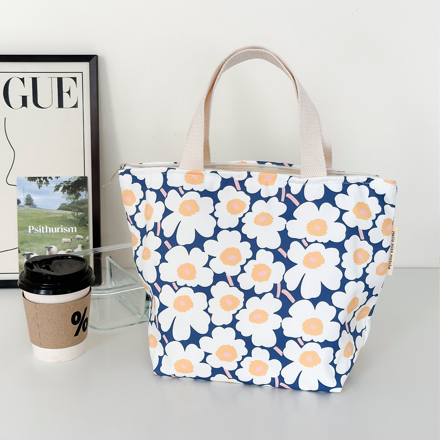 手拎包包布艺大容量手提小方包