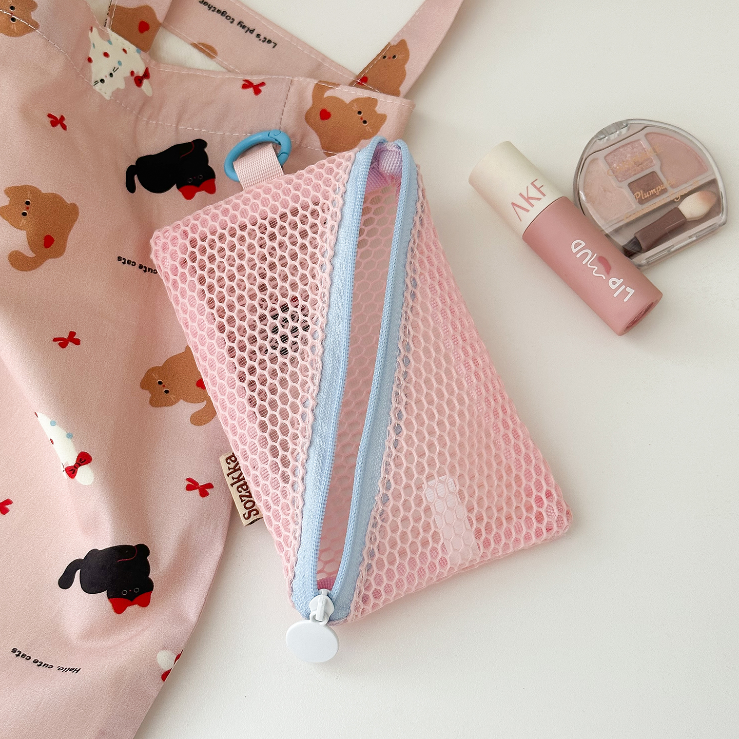 2025新款超轻网格杂物收纳小包