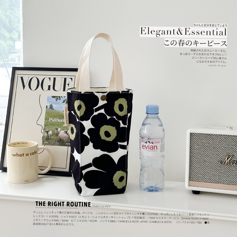 加厚手提水杯包女小手拎包雨伞包竖款保温杯袋 复古花朵水杯袋,餐饮具,杯套,淘宝优惠券,粉丝福利购,淘宝优惠卷