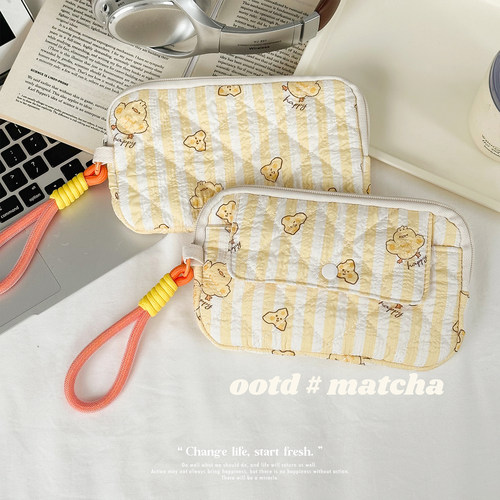 可放2个手机的加厚拉链手机包