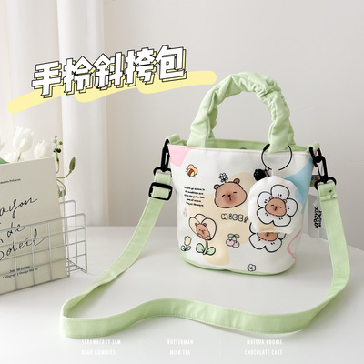 2025新款斜挎包大容量水桶包