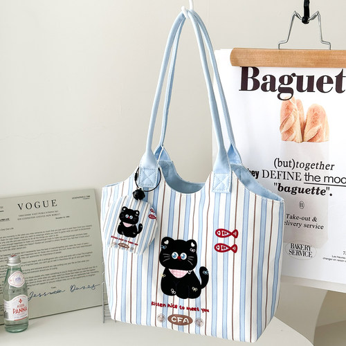 正版带挂件托特包高颜值单肩包