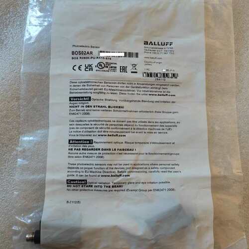议价进口正品 BOS02AR 感测器 BOS R090K-PU-RX10-S75