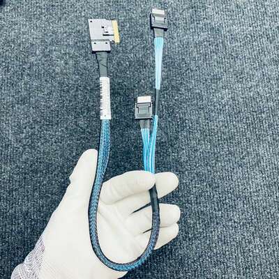 议价安费诺AMPHENOL SFF8654-8i转2*SFF8611-4i OCLINK 转接线