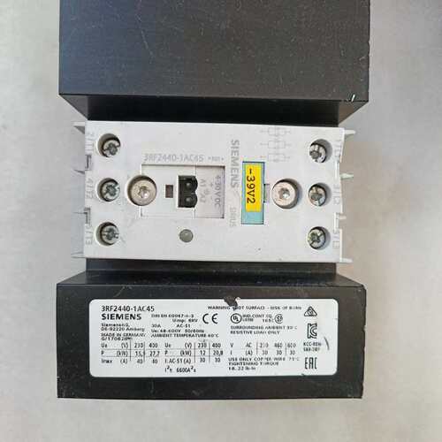 议价3RF2440-1AC45 半导体接触器 工控自动化控制配件维修