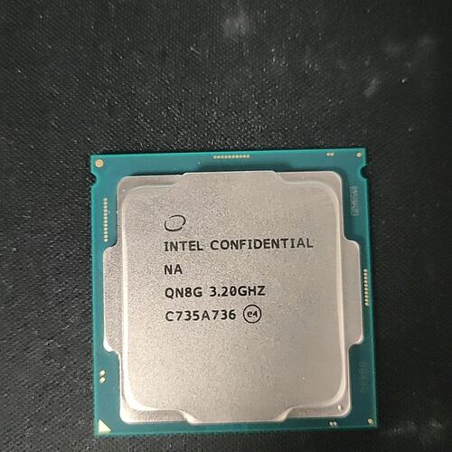 议价i7 8700k ES版 代码qn8g 主频3.2g 睿频4