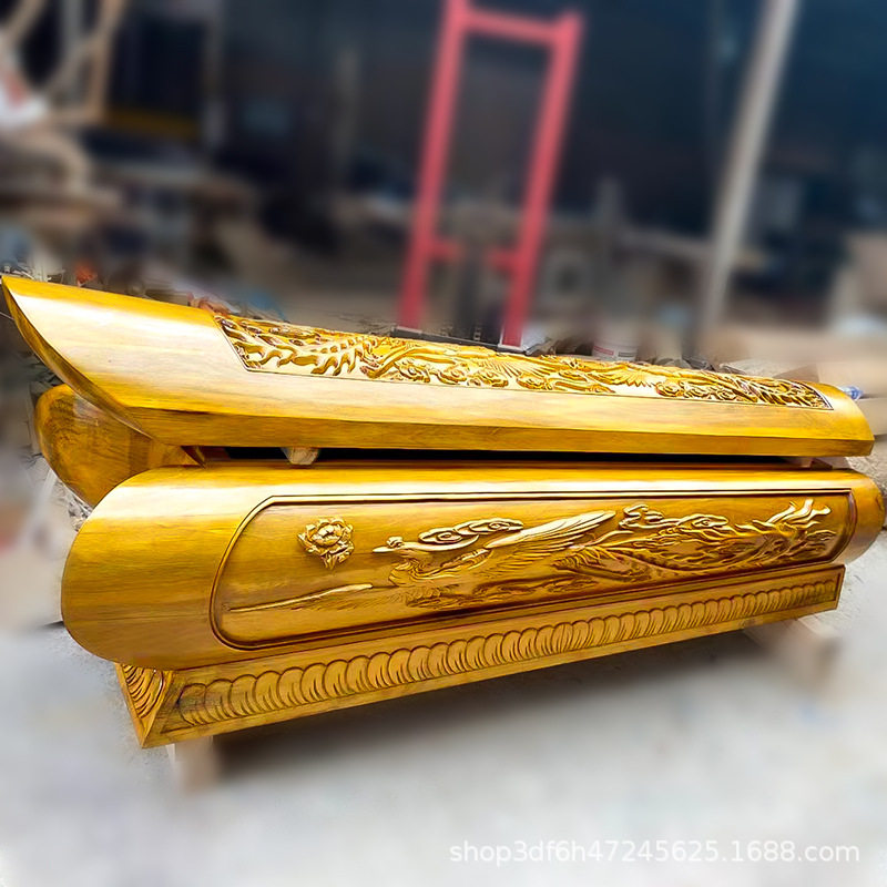 杜督金丝楠木大棺材黑紫檀柏木四川小叶桢楠阴沉木土葬2.3米寿材