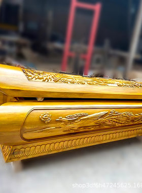 杜督金丝楠木大棺材黑紫檀柏木四川小叶桢楠阴沉木土葬2.3米寿材