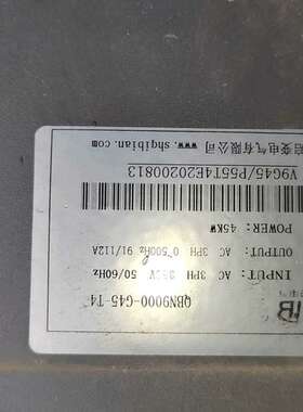 议价上海啓变变频器QBN49000-G45-4T配件维修
