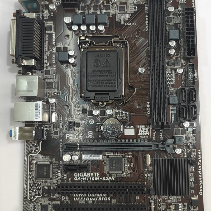 议价库存主板 技嘉 H110M-S2PH 支持6/7代处理器