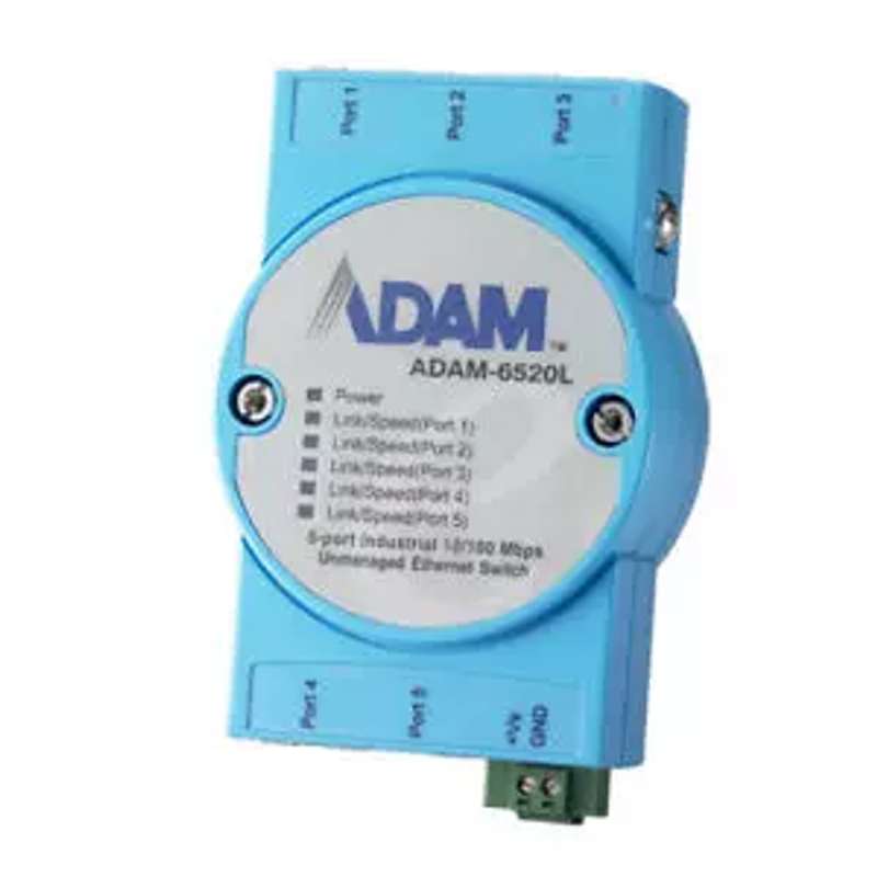 议价 ADAM-6520L-AE非管理型网路交换机。快速乙太网