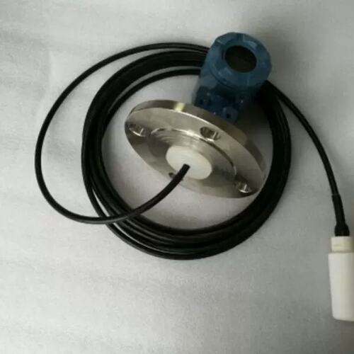 四氟防腐型液位感测器 变送器(可带LED显示法兰安装)10米水50米水