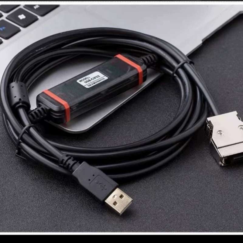 议价【红翔兴工控】欧母PLC数据线/欧母PLC下载线USB-CIF02蓝色