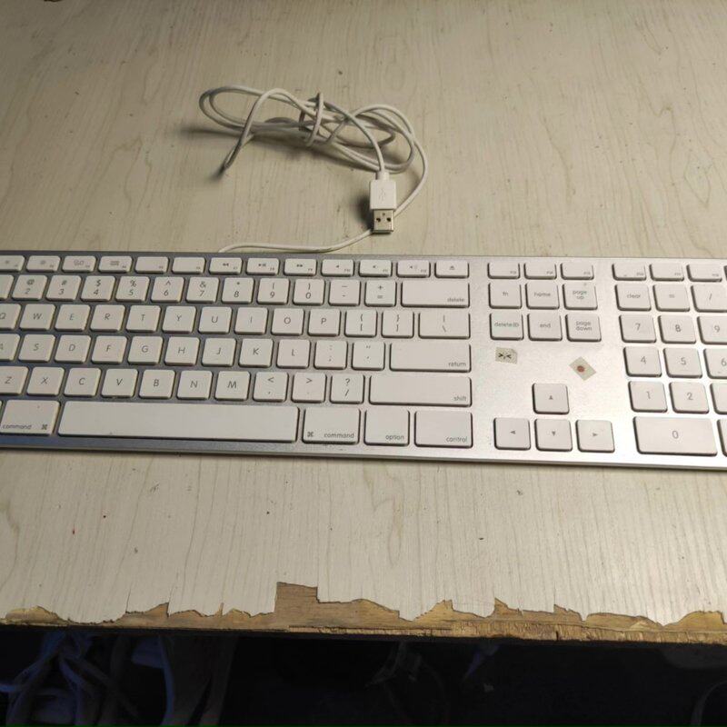 议价Matias FK318S有线键盘，USB接口，白色款，支持