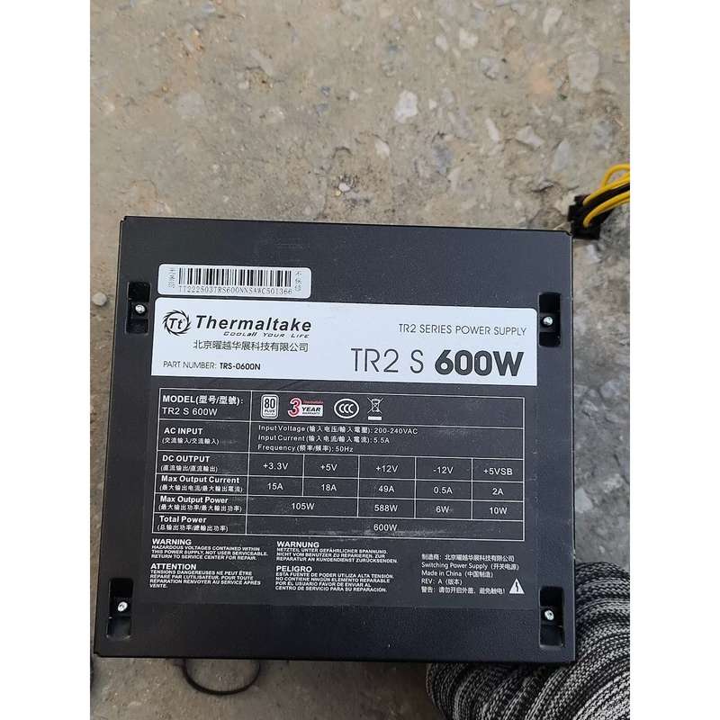 议价Thermaltake TR2 S 600W电源,额定600
