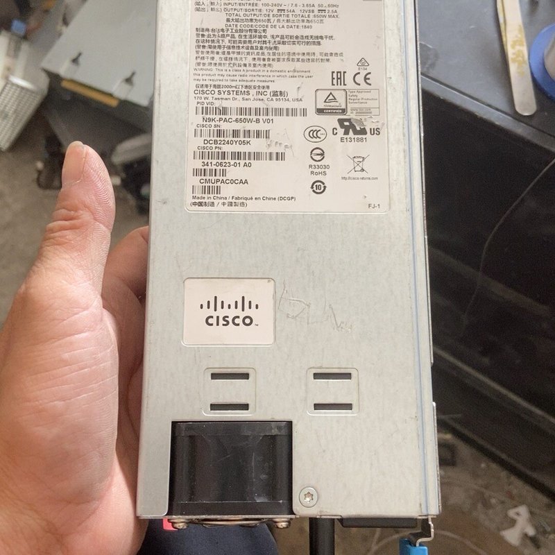 议价 思科Cisco N9K-PAC-650W-B电源,