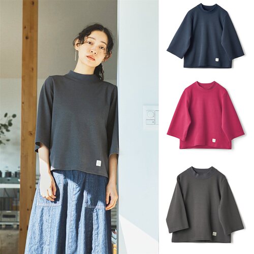 T恤女新款干爽透气网格面料
