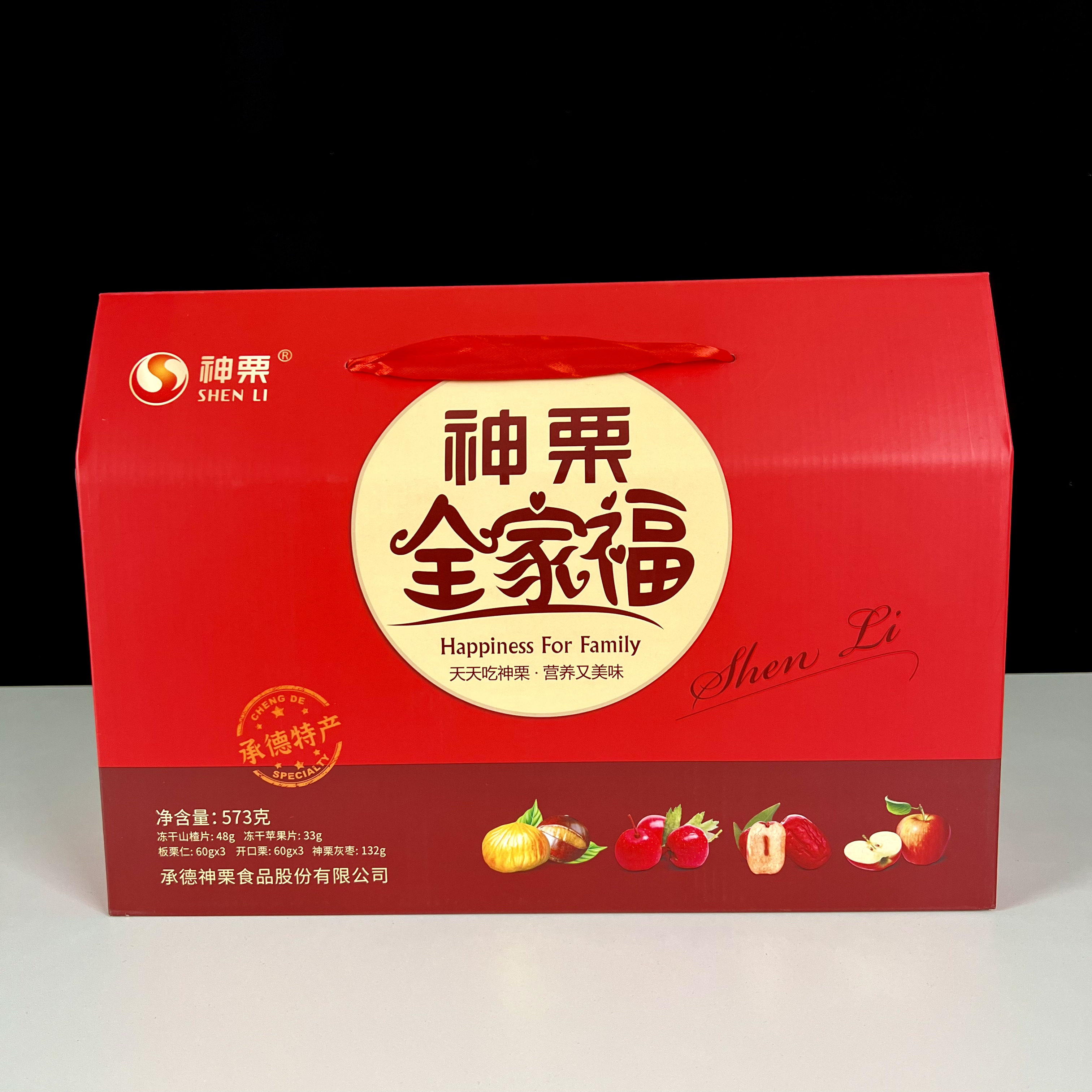 承德特产神栗全家福板栗仁开口栗冻干山楂片苹果片神栗灰枣礼盒