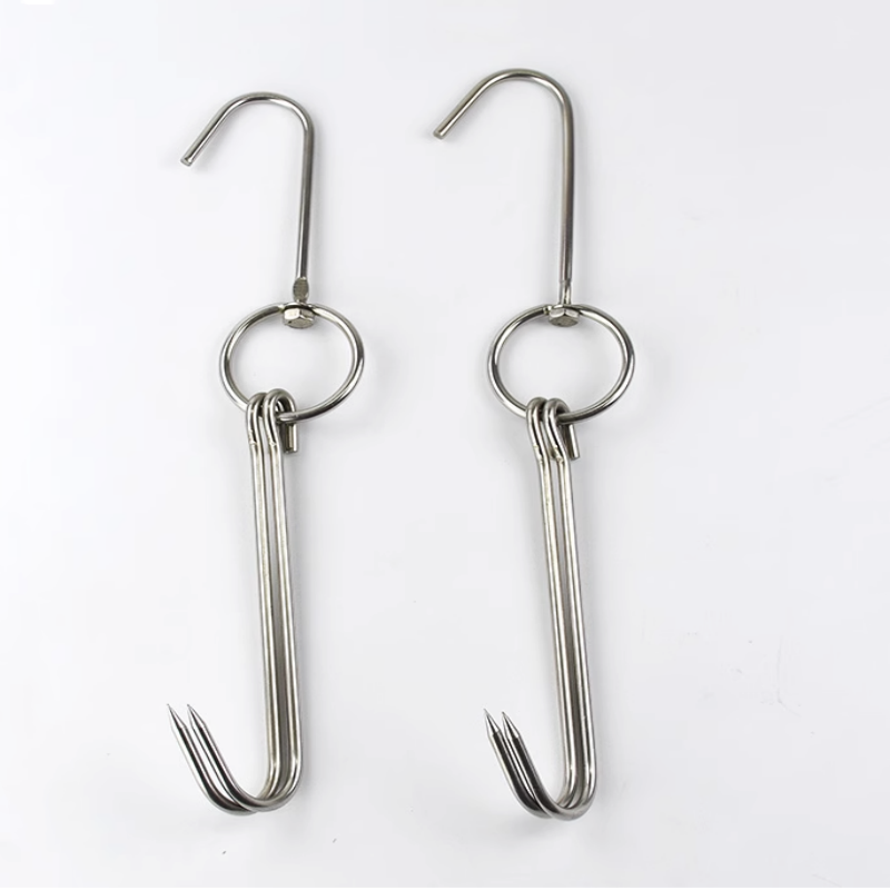 烤鸭钩烤鸭挂钩不锈钢烧鹅钩吊双钩挂勾子腊环烧鸡炉勾猪牛肉钩子,厨房/烹饪用具,烧烤夹/叉/铲/针,淘宝优惠券,粉丝福利购,淘宝优惠卷