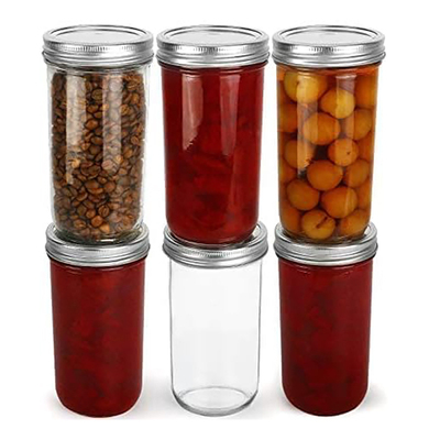 24oz美式mason梅森罐710ml玻璃光面密封罐沙拉酸奶燕麦杯带盖