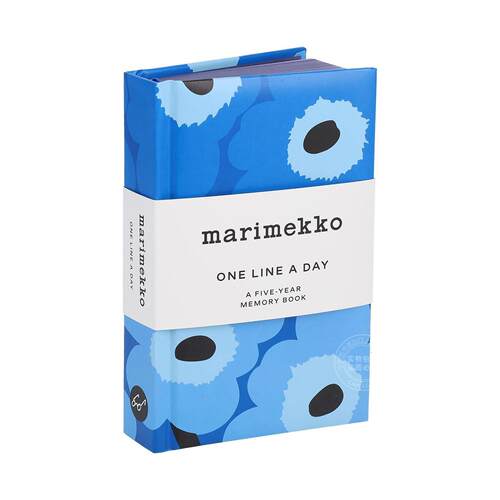 Marimekko玛莉美歌 每日记事簿 芬兰时尚设计品牌 英文原版 Marimekko One Line a Day
