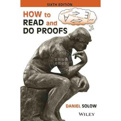 预售 按需印刷 如何阅读与做证明：数学思维过程导论　第6版How To Read And Do Proofs: An Introduction To Mathem