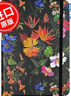 花卉天堂 笔记本 日记本 文创周边 Peter Pauper Press 无酸纸 金色刷边 英文原版 Floral Paradise Journal