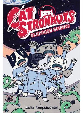 预售 猫创客 蜻蜓点水科学 儿童科普启蒙绘本 英文原版 CatStronauts: Slapdash Science 6-10岁