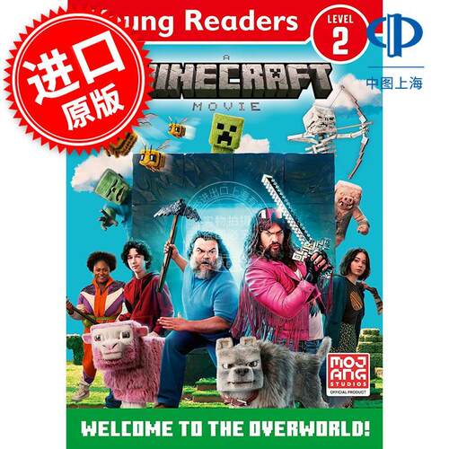 现货 我的世界大电影：欢迎来到主世界 电影周边儿童读物 英文原版 A Minecraft Movie: Welcome To The Overworld 5-7岁
