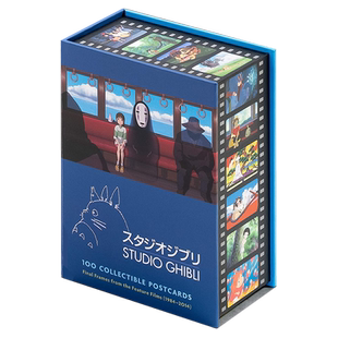 现货 吉卜力工作室:100张经典动画明信片 英文原版 Studio Ghibli:100 Collectible Postcardss 龙猫 千与千寻 宫崎骏电影文创周边