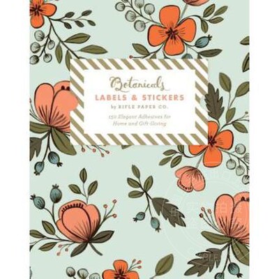 现货 英文原版 Botanicals Labels & Stickers: 150 Elegant Adhesives for Home and Gift-Giving