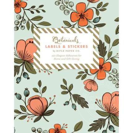 现货 英文原版 Botanicals Labels & Stickers: 150 Elegant Adhesives for Home and Gift-Giving