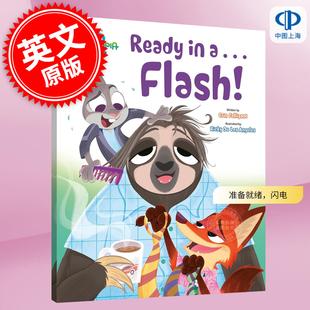 Flash 5岁 儿童绘本故事 Ready 英文原版 闪电 疯狂动物城2周边书 现货 准备就绪