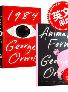 动物农场+1984 2本套装 George Orwell Animal Farm 乔治奥威尔 1984作者