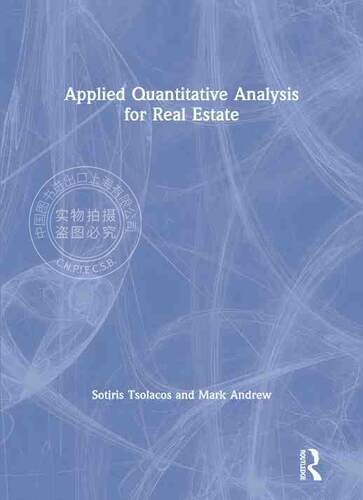 【预售 按需印刷】 Applied Quantitative Analysis for Real Estate