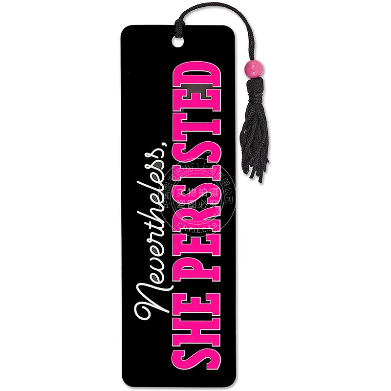 尽管如此她还是坚持下来 串珠书签 文创周边 Peter Pauper Press 英文原版  Nevertheless  She Persisted Beaded Bookmark