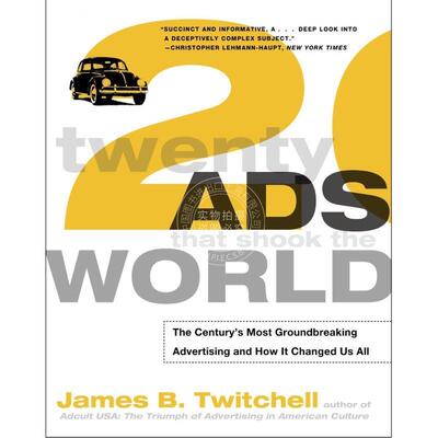 预售 Twenty Ads That Shook the World 企鹅兰登