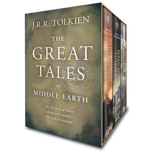 胡林 陷落 贝伦与露西恩 Middle Tales Tolkien earth The 刚多林 Great 子女 中土世界传奇典藏套装 英文原版