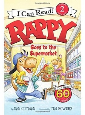 现货！英文原版  Rappy Goes to the Supermarket 4-8岁平装i can read