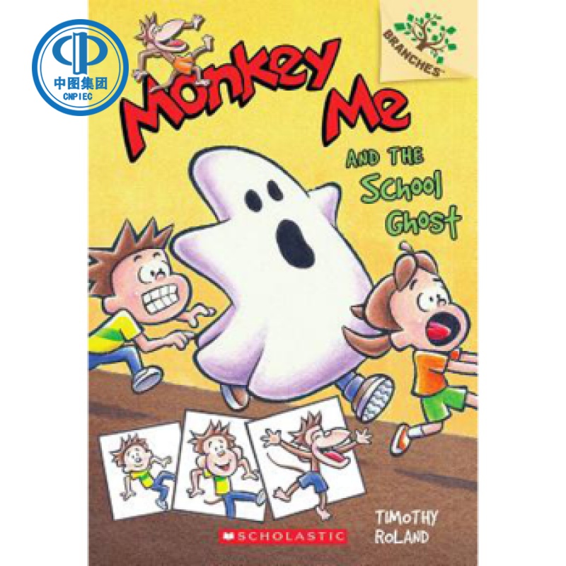 现货 正版 Monkey Me #4: Monkey Me and the School Ghost (A Br