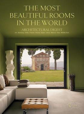预售 建筑文摘 全世界的美丽房间 室内设计 建筑设计 英文原版 Architectural Digest: The Most Beautiful Rooms In The World