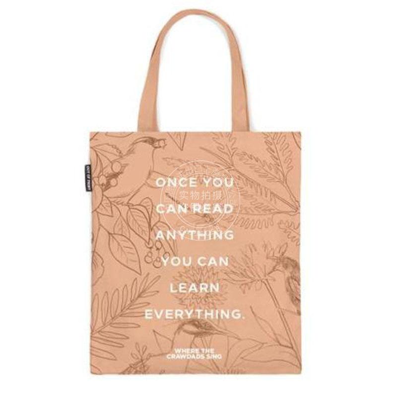 蝲蛄吟唱的地方 托特包 帆布袋 文创周边 英文原版 WHERE THE CRAWDADS SING TOTE