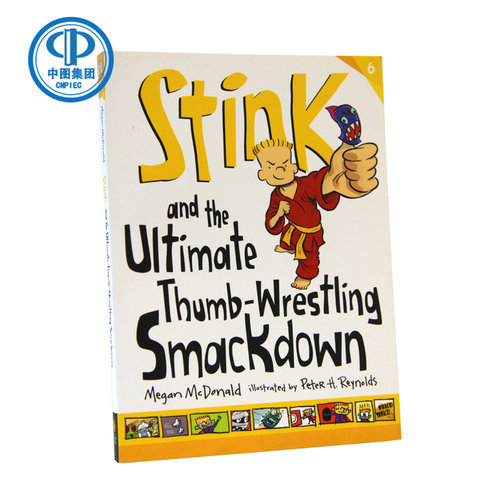 现货 Stink and the Ultimate Thumb-Wrestling Smackdown stink和终极的拇指摔跤击倒 儿童青少年英语读物小说