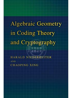预售 按需印刷Algebraic Geometry in Coding Theory and Cryptography编码理论和密码学中的代数几何学 英文原版 普林斯顿出版社